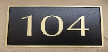 APARTMENT SIGNS